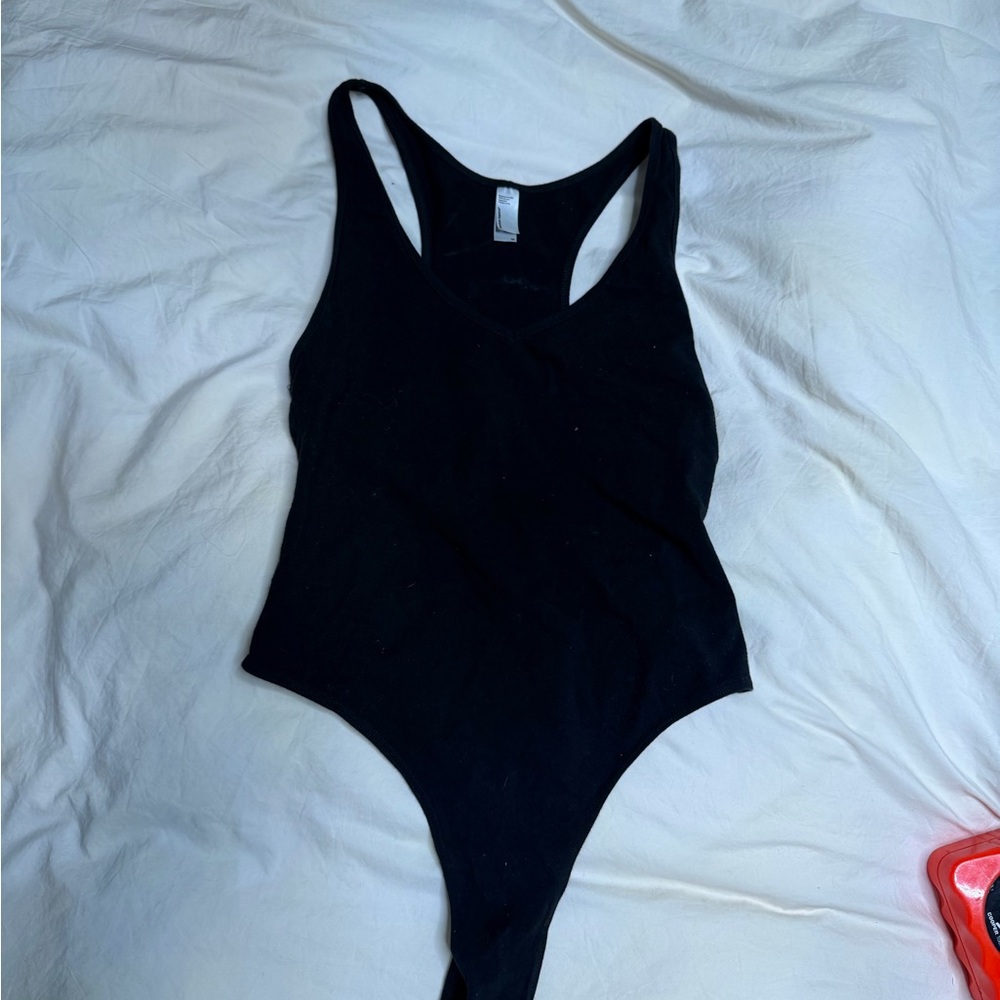 Black One-Piece bodysuit - Classic Racerback